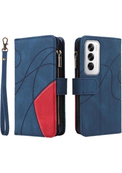 Oppo Oppo 12 5g Dokuz Kart Yuvaları Için Kılıf Kickstand Koruyucu Fermuar Tarzı (Yurt Dışından)