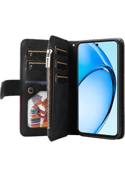 Kart Yuvası Standı Iki Renkli Tarzı ile Oppo A60 4g Dokuz Kart Yuvaları Için Kılıf (Yurt Dışından) modelleri