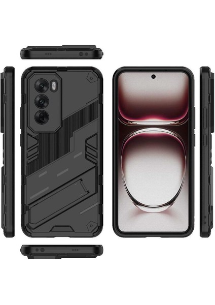 Oppo Oppo 12 Pro 5g Için Kickstand Koruyucu Kapak Sağlam Askeri (Yurt Dışından) indirimleri