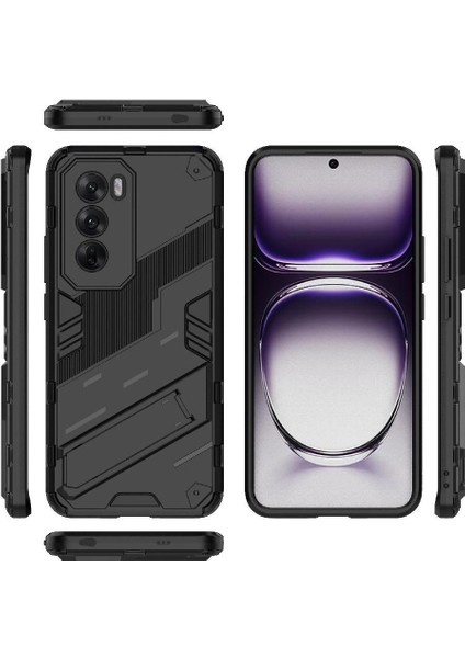 Oppo Oppo 12 5g Kickstand Sağlam Askeri Koruyucu Kapak Için Kılıf (Yurt Dışından) fiyatları