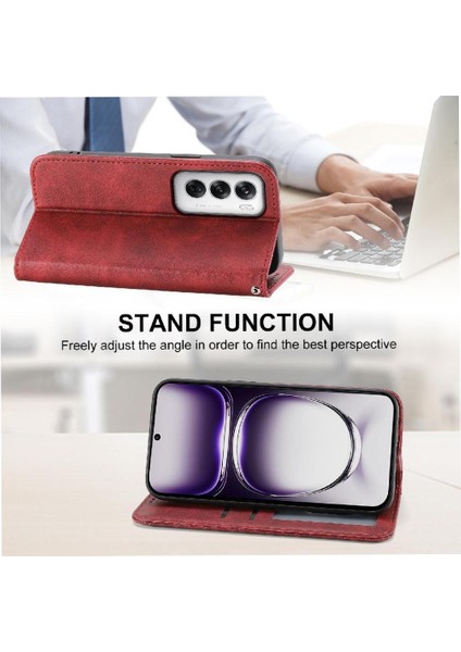 Oppo Oppo 12 5g Günlük Kullanım Için Flip Case Standı Cüzdan Eşkenar Dörtgen Şekli El (Yurt Dışından) modelleri