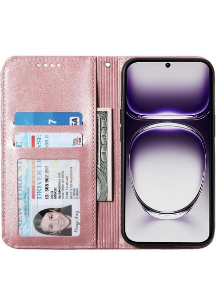 Oppo Oppo 12 5g Günlük Kullanım Için Flip Case Standı Cüzdan Eşkenar Dörtgen Şekli El (Yurt Dışından) modelleri