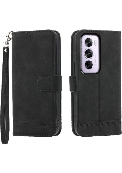 Oppo Oppo 12 Pro 5g Premium Bileklik Kart Yuvaları Nakit Cep Için Flip Case (Yurt Dışından)