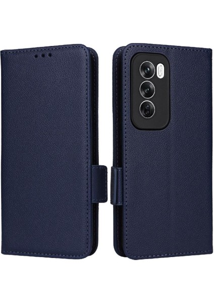 Oppo Oppo 12 5g Için Flip Case Kart Yuvaları Tutucu Yan Toka Cüzdan Pu (Yurt Dışından)