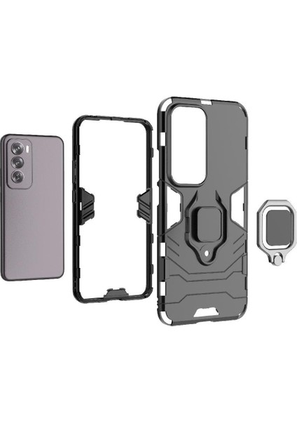 Oppo Oppo 12 Pro 5g Için Kılıf Kickstand Askeri Damla Koruma Darbeye (Yurt Dışından) modelleri