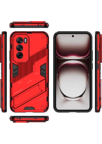 Oppo Oppo 12 Pro 5g Için Kickstand Koruyucu Kapak Sağlam Askeri (Yurt Dışından)