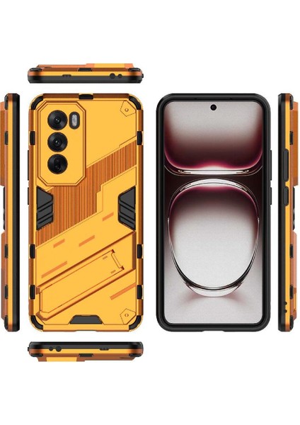Oppo Oppo 12 Pro 5g Için Kickstand Koruyucu Kapak Sağlam Askeri (Yurt Dışından)
