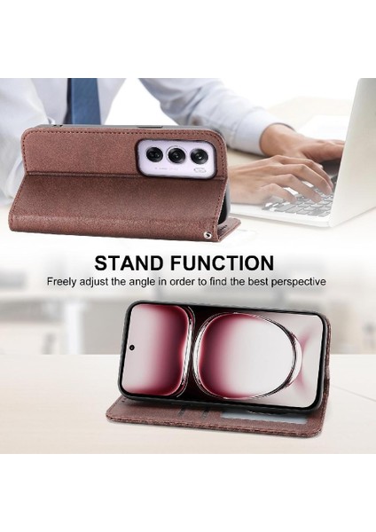 Oppo Oppo 12 Pro 5g Için Flip Case Standı El Kayışı Eşkenar Dörtgen Şekli Günlük Kullanım (Yurt Dışından) modelleri