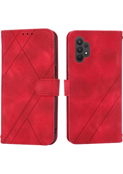 Samsung Galaxy M13 Için Filp Durumda 5g Kredi Kartı Tutucu Pu Deri Kayış (Yurt Dışından)