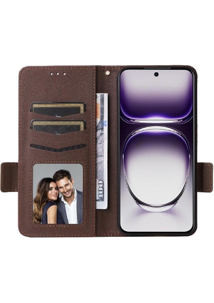 Oppo Oppo 12 5g Için Flip Case Kart Yuvaları Tutucu Yan Toka Cüzdan Pu (Yurt Dışından) fiyatları