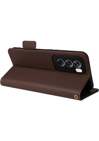 Oppo Oppo 12 5g Için Flip Case Kart Yuvaları Tutucu Yan Toka Cüzdan Pu (Yurt Dışından) modelleri