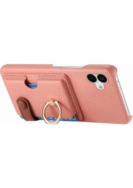 Samsung Galaxy A04 Halka Standı Kart Yuvaları Premium Dokulu Deri (Yurt Dışından) modelleri