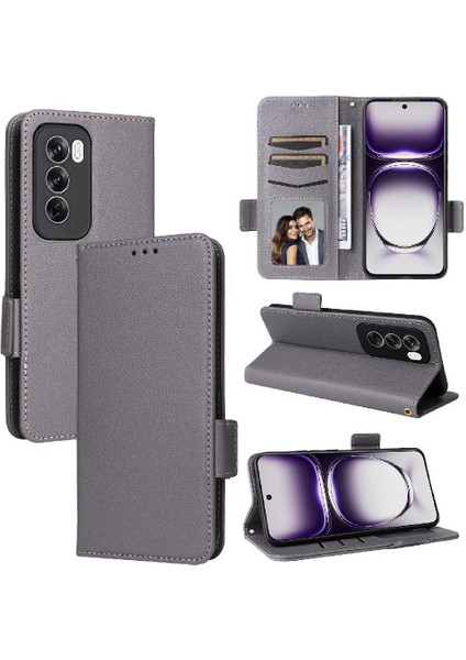 Oppo Oppo 12 5g Için Flip Case Kart Yuvaları Tutucu Yan Toka Cüzdan Pu (Yurt Dışından) fiyatları