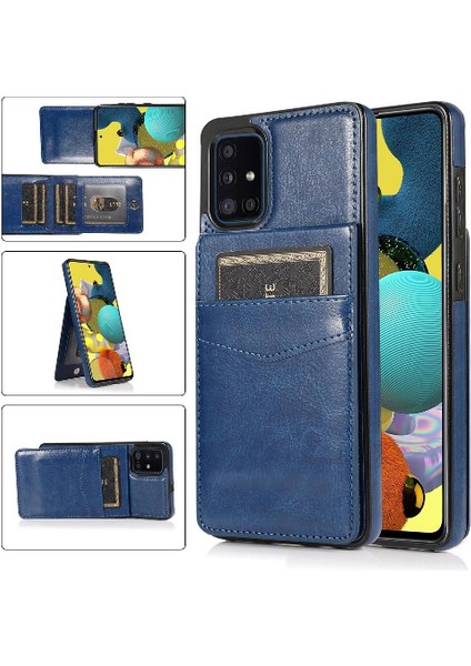 Kredi Manyetik Toka Kickstand ile Samsung Galaxy A51 5g ile Uyumlu (Yurt Dışından)