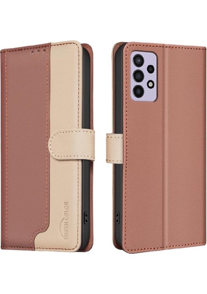 Samsung Galaxy Için Flip Case A52S 5g Flip Folio Rfıd Engelleme Kickstand (Yurt Dışından)
