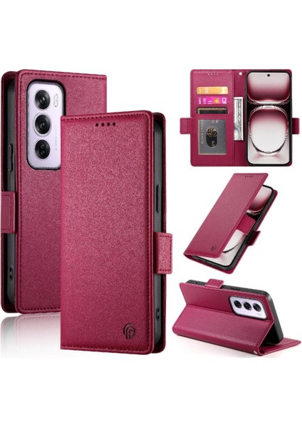 Oppo Oppo 12 Pro Günlük Kullanım Için Flip Case Cüzdan Kart Yuvaları Flip Iş (Yurt Dışından)