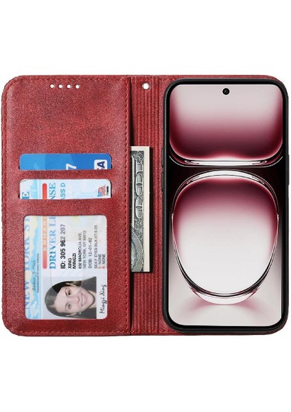 Oppo Oppo 12 Pro 5g Için Flip Case Standı El Kayışı Eşkenar Dörtgen Şekli Günlük Kullanım (Yurt Dışından) modelleri