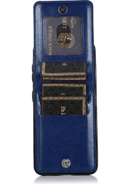 Samsung Galaxy S22 Premium Deri Manyetik Toka Kartı ile Uyumlu (Yurt Dışından)