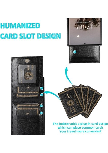 Kredi Kartı Tutucu Kılıf ile Samsung Galaxy S24 Ultra ile Uyumlu (Yurt Dışından) fırsatları