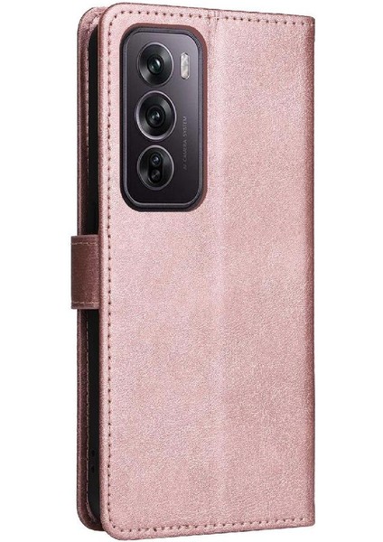Oppo Oppo 12 Pro 5g Için Flip Case Kart Yuvası ile li Deri Kılıf (Yurt Dışından) fırsatları