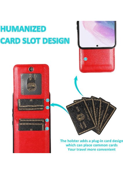 Samsung Galaxy S23 Durumda Cüzdan Kart Tutucu Manyetik Toka ile Uyumlu (Yurt Dışından) fiyatları
