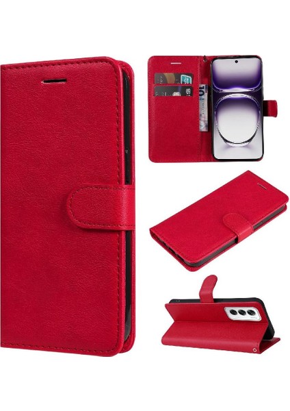 Kart Yuvası ile Oppo Oppo 12 5g Iş Cüzdan Telefon Kılıfı Için Flip Case (Yurt Dışından)