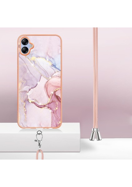 Samsung Galaxy A04E Mermer Anti-Scratch Yumuşak Crossbody Kordon Için Kılıf (Yurt Dışından) indirimleri