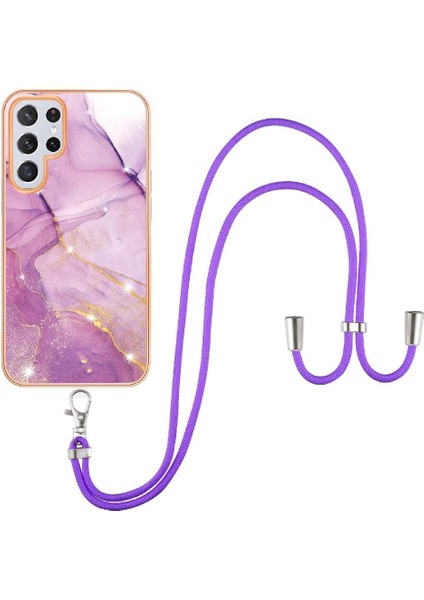 Samsung Galaxy S22 Ultra Anti-Scratch Yumuşak Tampon Crossbody Kayış (Yurt Dışından) modelleri