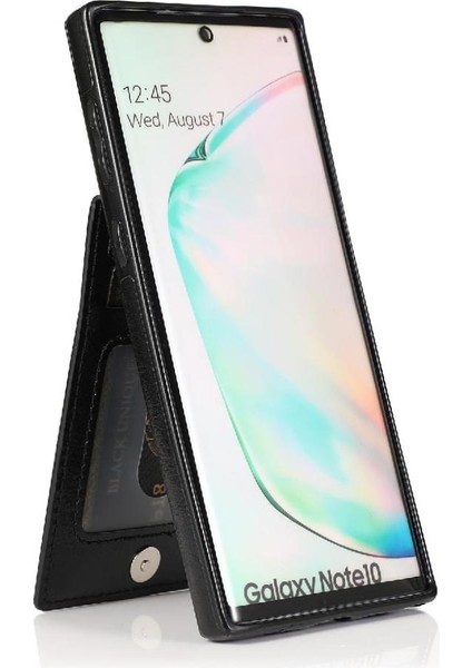 Kredi Kartı Cüzdan Kartı ile Samsung Galaxy NOTE10 Plus ile Uyumlu (Yurt Dışından)