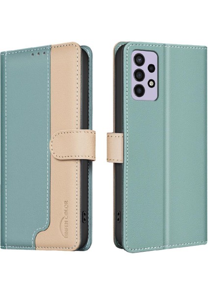 Samsung Galaxy Için Flip Case A52S 5g Flip Folio Rfıd Engelleme Kickstand (Yurt Dışından)