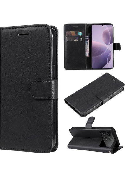 Xiaomi Redmi K70 Için Flip Case Deri Iş Cüzdan Telefon (Yurt Dışından)