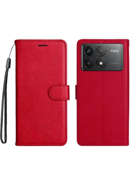 Xiaomi Redmi K70 Için Flip Case Deri Iş Cüzdan Telefon (Yurt Dışından)