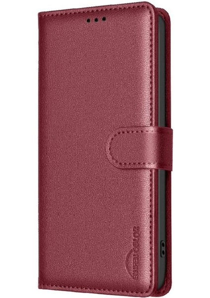 Xiaomi Redmi Not 9 Için Flip Case Pro Max Pu Deri Cüzdan Manyetik Kart (Yurt Dışından)