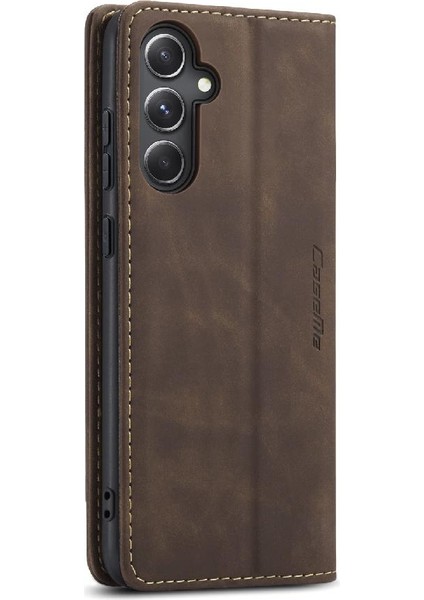 Samsung Galaxy S23 Fe 5g Için Flip Case Vintage Pu Deri Cüzdan Manyetik (Yurt Dışından) modelleri