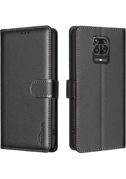 Xiaomi Redmi Not 9 Için Flip Case Pro Kart Tutucu Kickstand Manyetik Rfıd (Yurt Dışından)