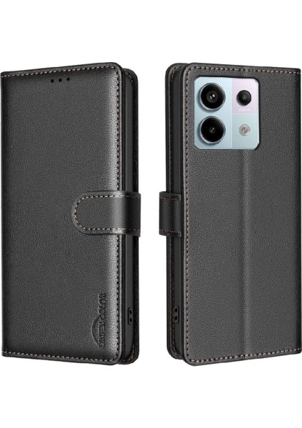 Xiaomi Redmi Not Için Flip Case 13 Pro 4g Kart Tutucu Kickstand Rfıd Pu (Yurt Dışından) indirimleri