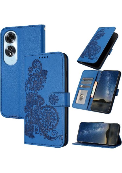 Oppo A60 Pu Deri Manyetik Kapatma Kickstand Koruyucu Için Flip Case (Yurt Dışından)