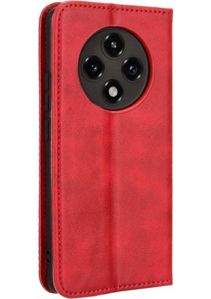 Oppo A3 Pro 5g Cüzdan Manyetik Kapatma Pu Deri Için Kılıf (Yurt Dışından)