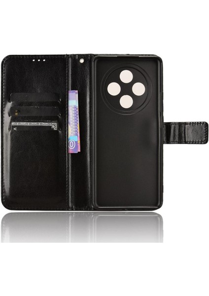 Oppo A3 Pro 5g Için Kılıf Manyetik Cüzdan Kapak Çevirin Kart Tutucu (Yurt Dışından)