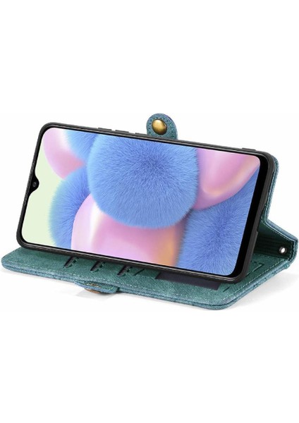 Samsung Galaxy A30S Flip Kapak Için Flip Case Basit Iş Cüzdan Kılıf (Yurt Dışından) modelleri
