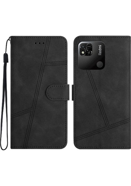 Xiaomi Redmi 9c Için Flip Case Cüzdan Pu Deri Kart Yuvaları Tutucu Manyetik (Yurt Dışından)