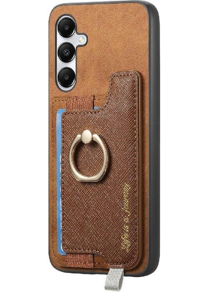 Samsung Galaxy A05S Cüzdan Manyetik Halka Standı Tutucu Magsafe Için Kılıf (Yurt Dışından)