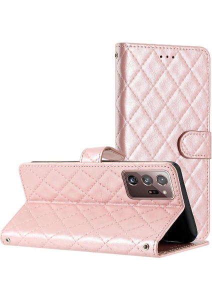 Samsung Galaxy Not 20 Için Flip Case Ultra Manyetik Folio Kickstand Kart (Yurt Dışından)