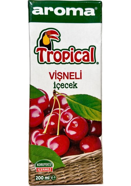 Tropical Vişneli Içecek 200 ml x 27 Adet