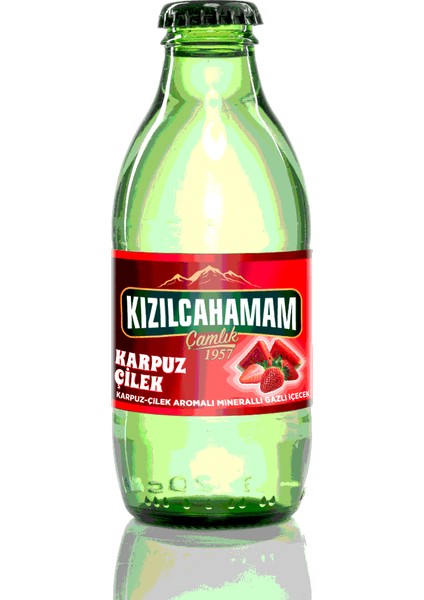 Çamlık Karpuz Çilek Aromalı Maden Suyu 200 ml x 24 Adet