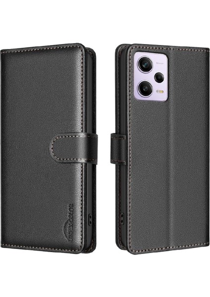 Xiaomi Redmi Not 12 Pro 5g Için Flip Case Manyetik Rfıd Engelleme Kartı Pu (Yurt Dışından) indirimleri