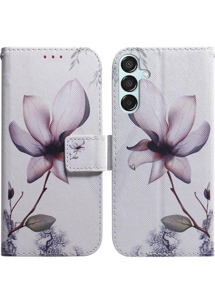 Samsung Galaxy Flip Için Flip CASE/F15 5g Kart Yuvaları Manyetik Kapatma Pu (Yurt Dışından)