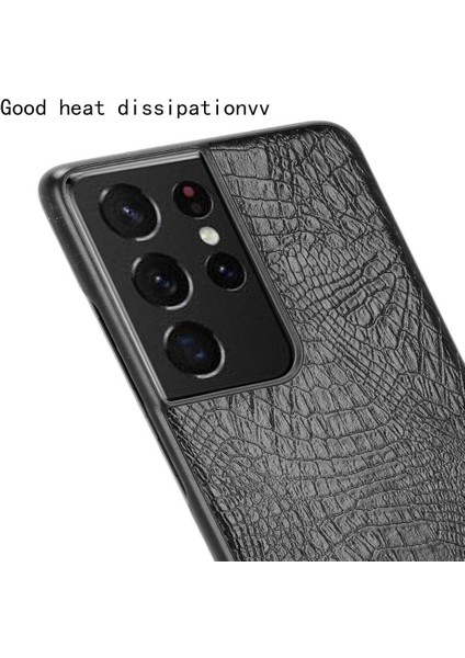Samsung Galaxy S21 Ultra Klasik Timsah Kapak Için Şık Klasik Kılıf (Yurt Dışından) fiyatları