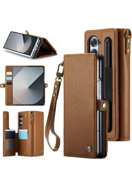 Samsung Galaxy Z Caseme 6 5g Kart Tutucu Ince Kılıf Pu (Yurt Dışından) modelleri