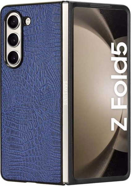 Samsung Galaxy Z Için Şık Klasik Durumda Kat 5 Klasik Timsah Moda (Yurt Dışından)